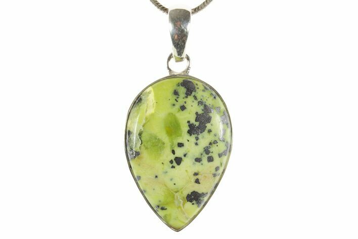 Yellow Turquoise Jasper Pendant (Necklace)- Sterling Silver #369927
